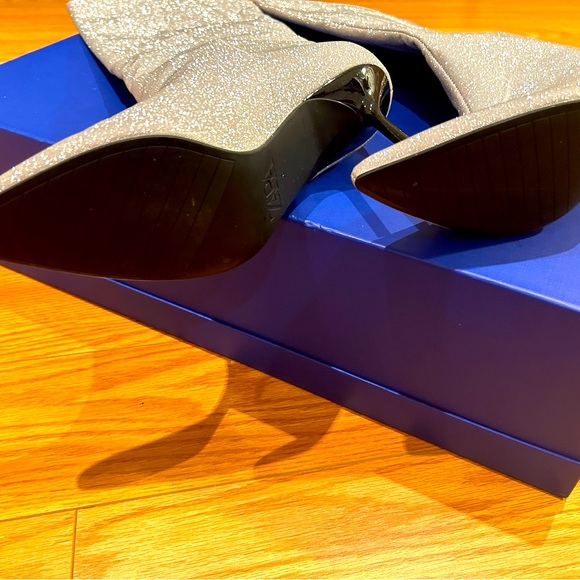 Zara Silver Glitter Boots US6 - Picture 2 of 2